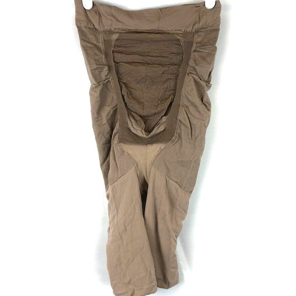 Spanx Women’s Beige Power Mama Shaping Shorts, Size Medium - Picture 1 of 2